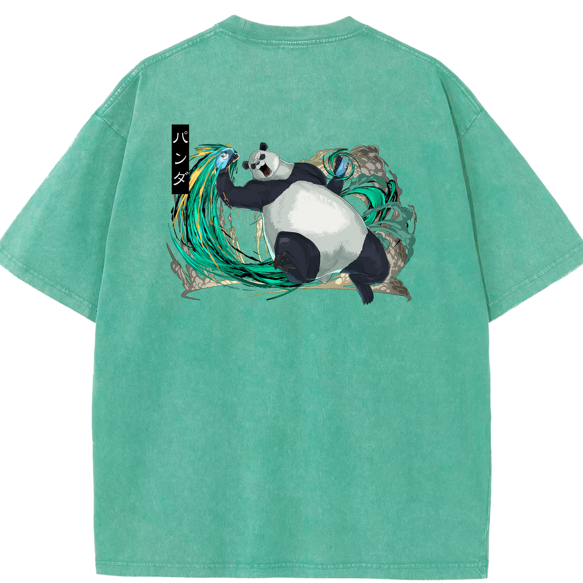 （画像用） 呪術廻戦 Jujutsu Kaisen 綿100% ヴィンテージ風 半袖Tシャツ（背面プリント）